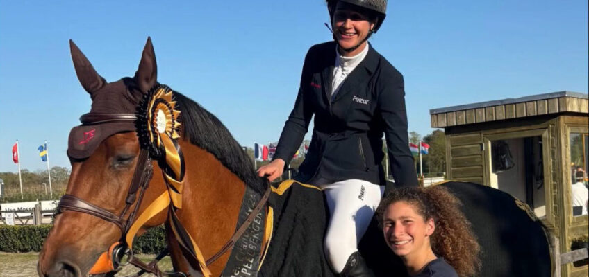 Lady-Power: Katrin Eckermann vor Zascha Nygaard Lill im Grand Prix in Peelbergen